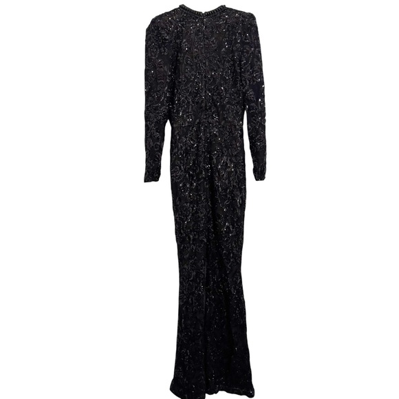 Nadine Merabi Lace Sequin Jumpsuit Large - Picture 5 of 16